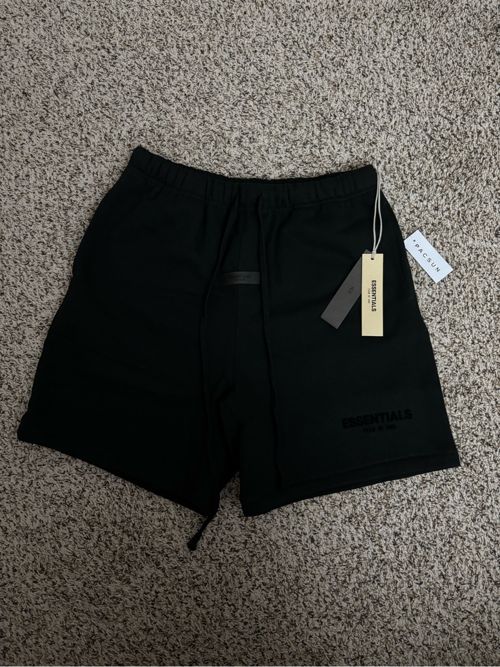ESSENTIALS Fear of God Men’s Black  Sweat Shorts Size M